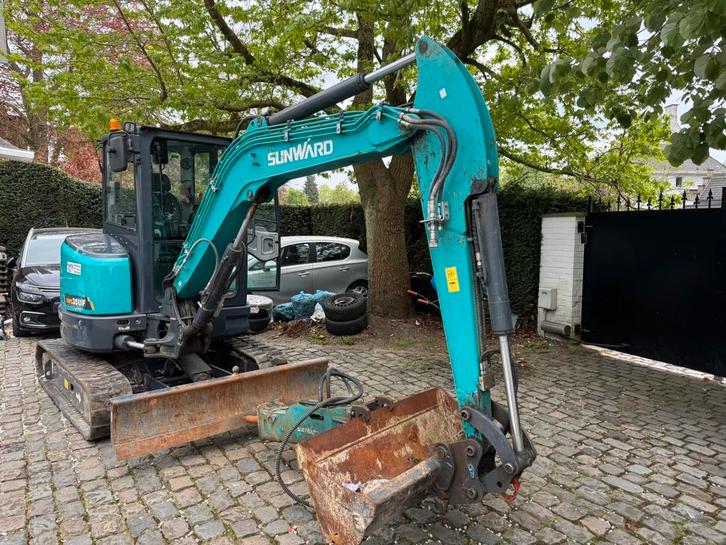 Sunward SWE35UF 3.5t - 2023-594u - INCL BREEKHAMER, Zakelijke goederen, Machines en Bouw | Kranen en Graafmachines, Graafmachine