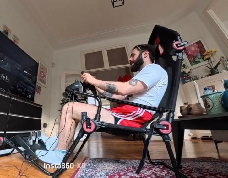 Racesimulator + PS5 Gran Turismo, Games en Spelcomputers, Spelcomputers | Sony Consoles | Accessoires, Zo goed als nieuw, PlayStation 5