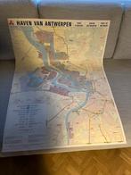 Vintage poster haven van antwerpen - port of antwerp, Antiek en Kunst, Ophalen, Aardrijkskunde