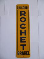 BLIKKEN DEURPOST BORDJE"CHICOREE ROCHET BRAKEL"UIT 1935, Verzamelen, Merken en Reclamevoorwerpen, Verzenden, Zo goed als nieuw