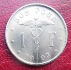 1923 Bon pour un franc, Timbres & Monnaies, Monnaies | Belgique, Envoi, Métal, Monnaie en vrac