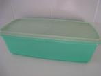 Vintage Tupperware 784-8 cakedoos, vershoudbak, met druiprek, Ophalen of Verzenden, Groen