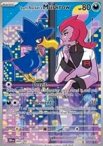 Team rocket's MURKROW 200/182 - DESTINED RIVALS, Hobby en Vrije tijd, Verzamelkaartspellen | Pokémon, Verzenden, Nieuw, Losse kaart