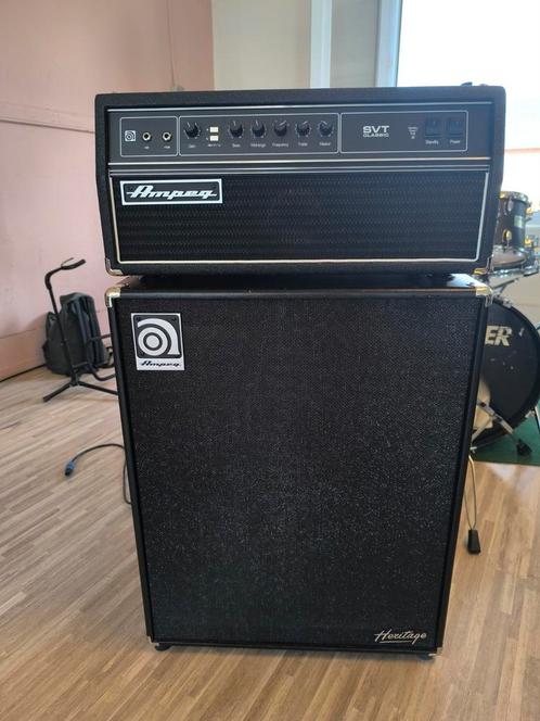 Ampeg SVT classic + Ampeg Héritage SVT 410 HLF, Muziek en Instrumenten, Versterkers | Bas en Gitaar, Zo goed als nieuw, Ophalen
