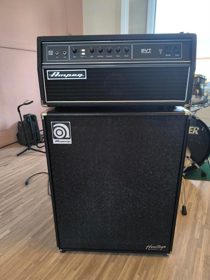 Ampeg SVT classic + Ampeg Héritage SVT 410 HLF, Muziek en Instrumenten, Versterkers | Bas en Gitaar, Zo goed als nieuw, Ophalen