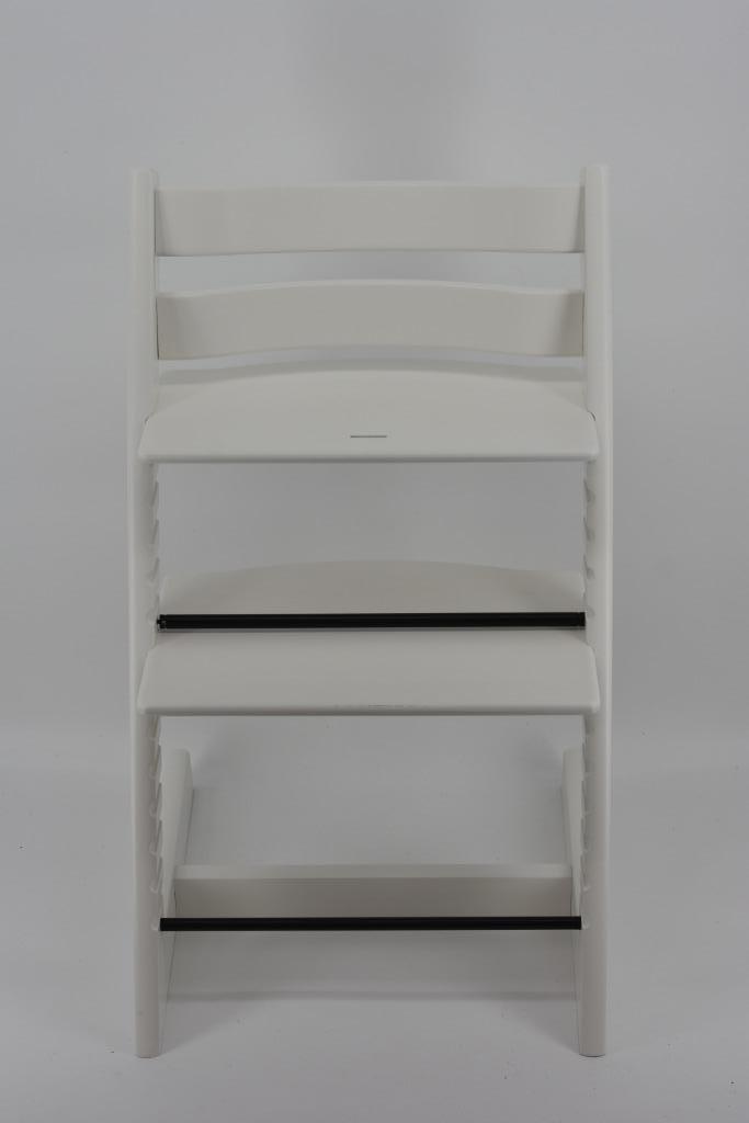 Stokke Tripp Trapp White — Nouveau modèle remis à neuf, Enfants & Bébés, Chaises pour enfants, Utilisé, Chaise évolutive, Coulissant
