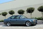 bmw e34 535i-aut, Autos, 4 portes, Carnet d'entretien, Bleu, 6 cylindres