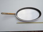 Poêle en cuivre étamé 37 cm, Ophalen, Zo goed als nieuw, Overige materialen, Koekenpan of Braadpan
