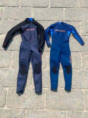 Prolimit wetsuits (zogoed als nieuw) 7-8 en 10-11 jaar beschikbaar voor biedingen