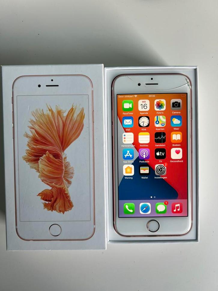 iPhone 6s 32GB Rose Gold | Batterij 81% | Goede Staat, Telecommunicatie, Mobiele telefoons | Apple iPhone, Zo goed als nieuw, 32 GB