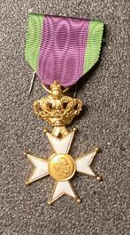 Medaille kruis leopold III militairen, Verzamelen, Militaria | Algemeen, Verzenden, Landmacht, Lintje, Medaille of Wings