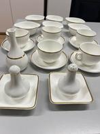 Wedgwood Insignia - Antiek Servies wit goud Hotelware white, Antiek en Kunst, Antiek | Servies compleet, Ophalen of Verzenden