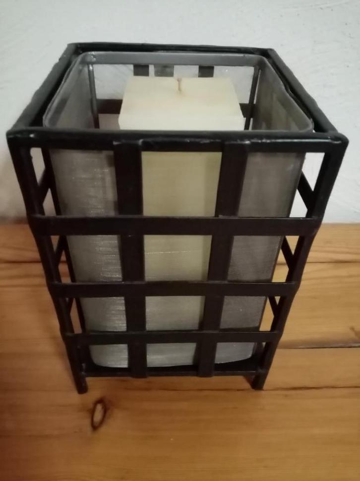 nieuw metalen kaarsenstaander kandelaar 20cm/14cm, Huis en Inrichting, Woonaccessoires | Kandelaars en Kaarsen, Nieuw, Kandelaar