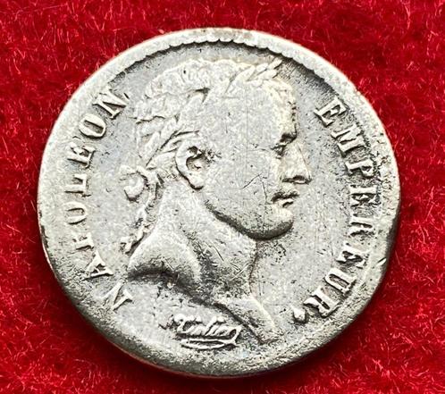 Rare Pièce de 1/2 Francs Q Français Napoleon Empereur 1812, Antiquités & Art, Antiquités | Argent & Or, Argent, Enlèvement ou Envoi