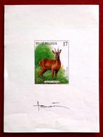 1997 Zoogdieren van de Ardennen - Project niet goedgekeurd, Postzegels en Munten, Postzegels | Europa | België, Ophalen of Verzenden