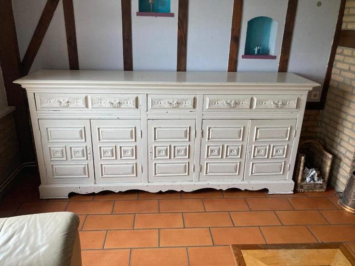 Karaktervolle dressoir met veel opberguimte, Huis en Inrichting, Kasten | Dressoirs, Gebruikt, 200 cm of meer, 50 tot 75 cm, Met lade(s)