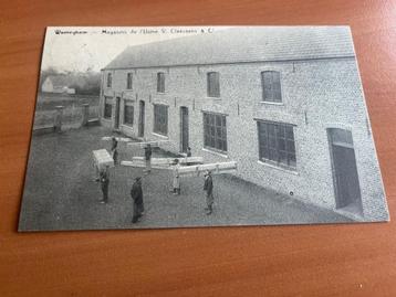 Postkaart Waereghem: Magasins de l'usine V.Claessens--1910 beschikbaar voor biedingen