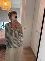 Hemdje wit grijs gestreept, Wit, Vic & Via, Ophalen of Verzenden, Maat 36 (S)