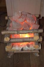 himalaya zoutstenen  in houten constructie, Ophalen, Gebruikt