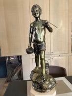 Bronzen beeld de jonge visser, Ophalen, Brons