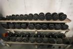 Classic Rubber Dumbbells 2.5-40kg + 1 set van 44 768kg, Sport en Fitness, Ophalen, Halterset