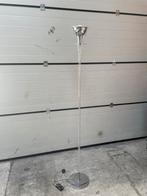 Fontana Arte Flûte vloerlamp | transparant glas en chroom, Huis en Inrichting, Ophalen, Zo goed als nieuw, Glas