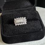 Diamant ring Dames 750 18K en 1.0Ct aan Diamanten, Avec pierre précieuse, Or, Femme, Plus petit que 17