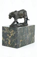 Bronzen Beeld van een Wandelende Panther GRATIS LEVERING, Antiek en Kunst, Verzenden, Brons