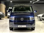 Volkswagen T5 Caravelle 2.0TDI 180CV DUBBELE CABINE, Auto's, Volkswagen, Monovolume, 1995 cc, Euro 6, Blauw