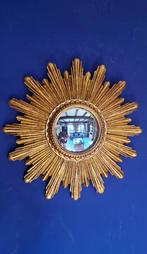 Miroir solaire vintage - miroir convexe, Enlèvement ou Envoi, Rond, Moins de 50 cm, Moins de 100 cm