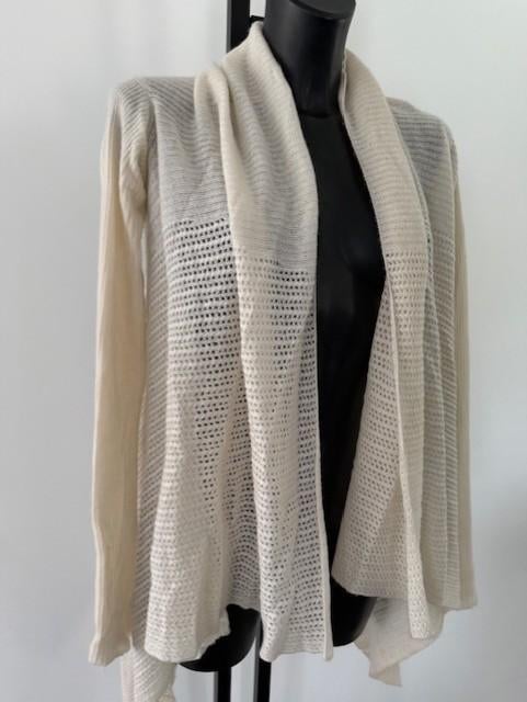 Paar x gedragen wolwit 100% cashmere vest Zadig & Voltaire, Kleding | Dames, Truien en Vesten, Zo goed als nieuw, Maat 36 (S)