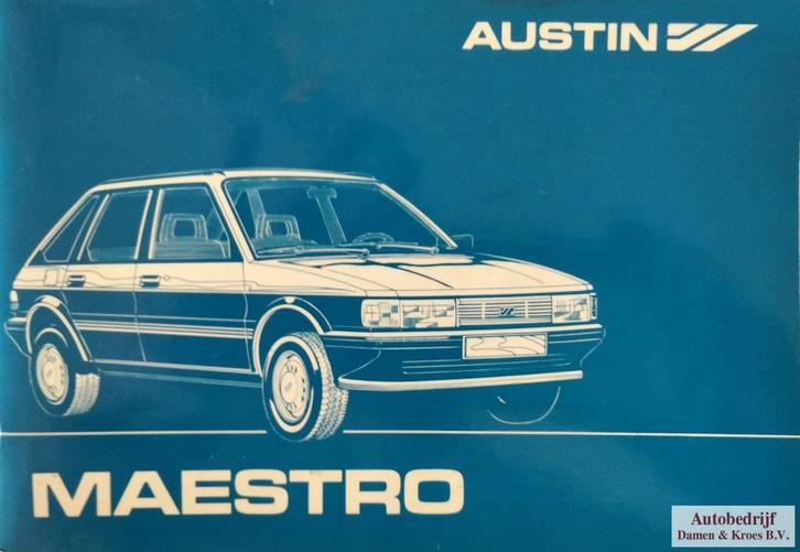 Instructieboekje Austin Maestro SMD 8641 (Dutch), Auto diversen, Handleidingen en Instructieboekjes, Ophalen of Verzenden
