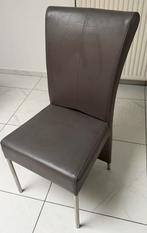 7x chaises taupe, Maison & Meubles, Chaises, Autres couleurs, Comme neuf, Enlèvement, Cinq, Six Chaises ou plus