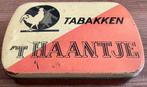 Oud tabaksblikje TABAKKEN ‘T HAANTJE/AALST, Ophalen of Verzenden, Zo goed als nieuw, Tabaksdoos of Verpakking