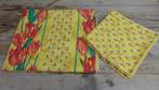 Provencaals geel tafelkleed met tulpen + 8 servetten, Huis en Inrichting, Keuken | Textiel, Ophalen of Verzenden, Nieuw, Geel