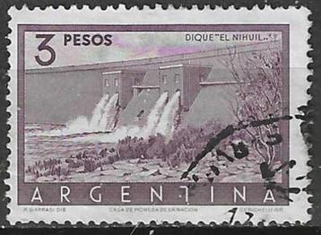 Argentinie 1954/1959 - Yvert 548A - Dam van Nihuil (ST) beschikbaar voor biedingen
