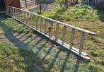 Echelle aluminium, Bricolage & Construction, Échelles & Escaliers, Enlèvement, Utilisé, Pliable ou rétractable/escamotable, 4 mètres ou plus