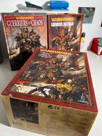 Warhammer CHaos warrior (bataljon + chaoswagen + boek), Ophalen of Verzenden, Gebruikt, Figuur of Figuren
