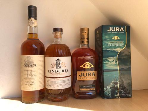 Whisky, Oban 14, Jura Prophecy et Lindores (Pays-Bas), Collections, Vins, Neuf, Enlèvement ou Envoi