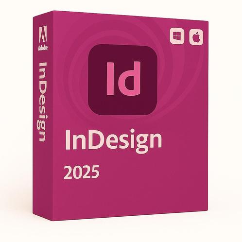 Indesign 2025, Computers en Software, Office-software, Nieuw, MacOS, Windows, Ophalen