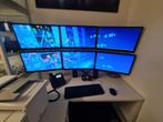 Multi monitor setup (alles inclusief), Computers en Software, Monitoren, Kantelbaar, 60 Hz of minder, IPS, 5 ms of meer