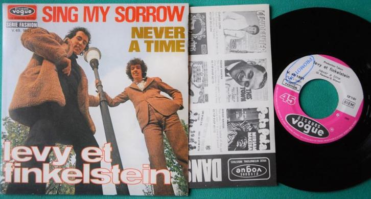 Levy Et Finkelstein – Sing My Sorrow - 11 - vinyl singel, Cd's en Dvd's, Vinyl Singles, Zo goed als nieuw, Single, Country en Western