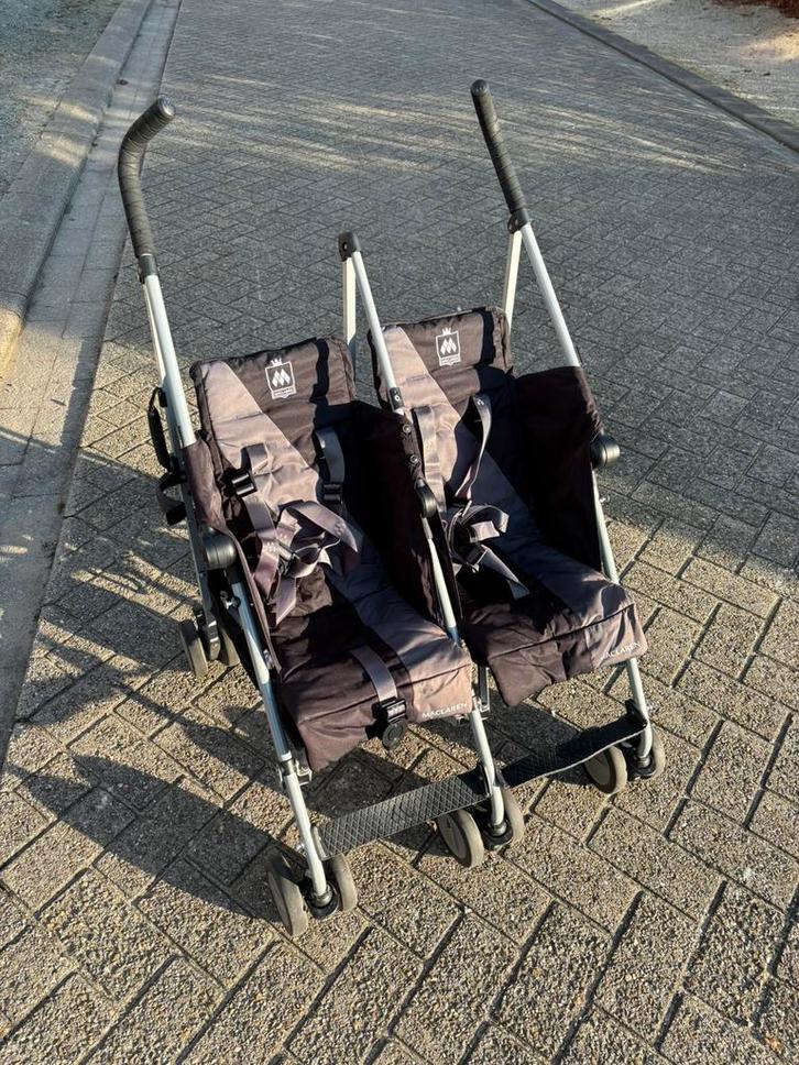 Maclaren Dubbele Plooibuggy, Kinderen en Baby's, Buggy's, Zo goed als nieuw, Maclaren, Ophalen