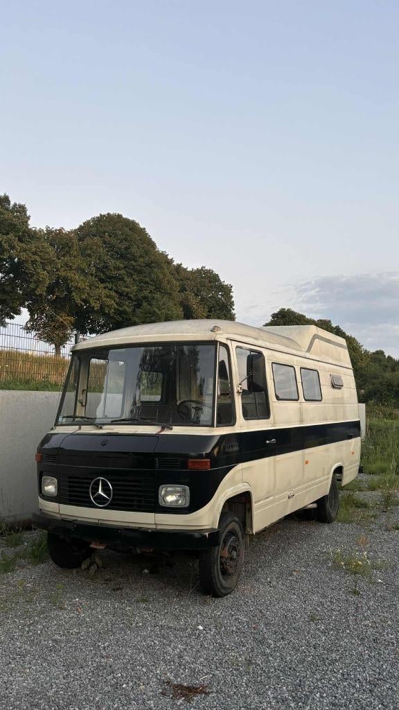 Mercedes L508D 971 | Oldtimer | Projet aménagé | Permis C/C1, Auto's, Vrachtwagens, Particulier, Mercedes-Benz, Diesel, Handgeschakeld