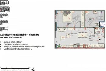 Appartement à vendre à Soignies, 1 chambre, Appartement, 1 pièces