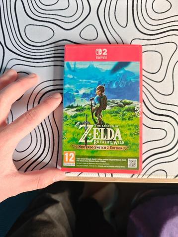 Zelda breath of the wild jeu switch 2  beschikbaar voor biedingen
