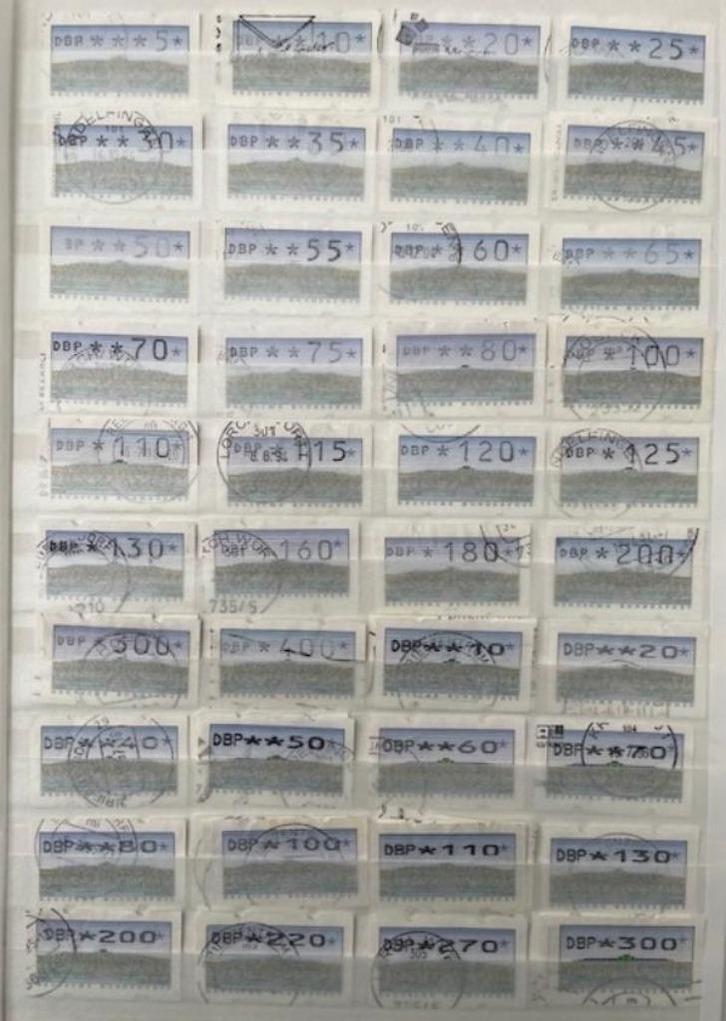 Postzegels Bondsrepubliek variabele opdruk, Postzegels en Munten, Postzegels | Europa | Duitsland, Gestempeld, BRD, Ophalen of Verzenden