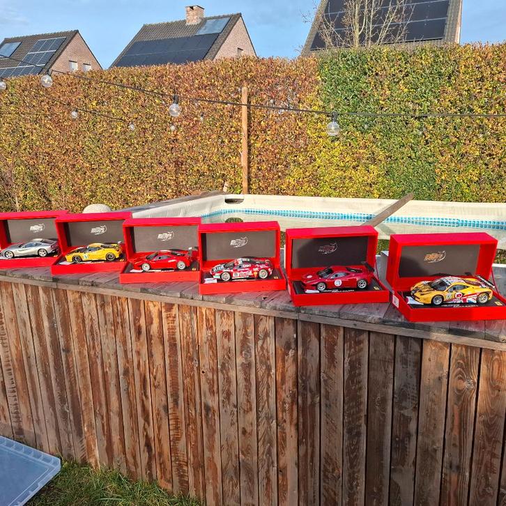 6 x 1/18 BBR Ferrari Models, Hobby en Vrije tijd, Modelauto's | 1:18, Nieuw, Auto, Overige merken, Ophalen of Verzenden