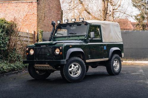 Land Rover Defender 90 TD5 SOFT TOP XTREM, Auto's, Land Rover, Bedrijf, Te koop, 4x4, Alarm, Radio, Trekhaak, Defender, Diesel