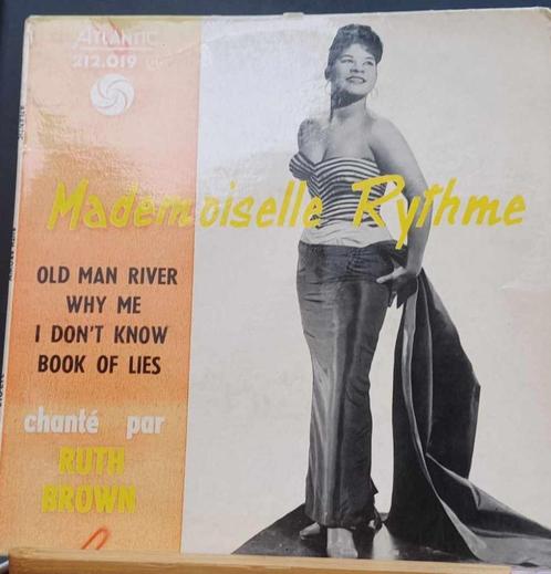 Ruth Brown — Mademoiselle Rythm (Zeldzame Franse EP), Cd's en Dvd's, Vinyl Singles, Gebruikt, EP, Jazz en Blues, 7 inch, Ophalen of Verzenden